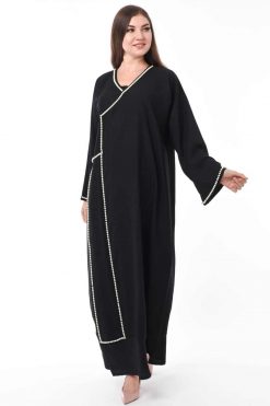 Pearl Work Abaya