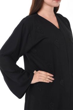 MOIS3093 3 Classic Crepe Abaya