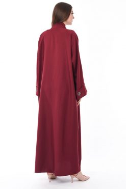 MOIS3083 4 Cherry Abaya