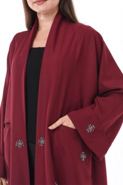 MOIS3083 3 Cherry Abaya