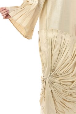 MOIS3082 3 Beige Colour Abaya