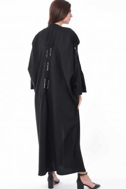 MOIS3073 4 Pleated Abaya Style