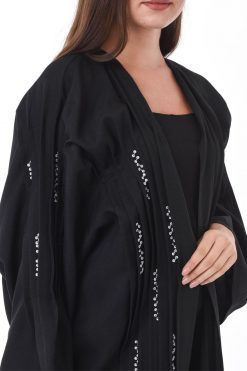 MOIS3073 3 Pleated Abaya Style