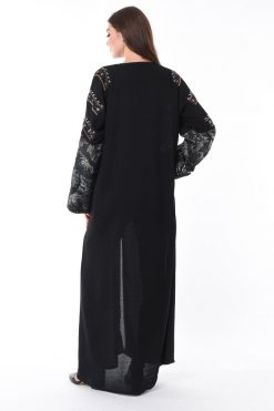 MOIS3072 4 Bell sleeve abaya design