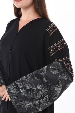 MOIS3072 3 Bell sleeve abaya design