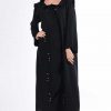 Moistreet Abaya Pleated detailing