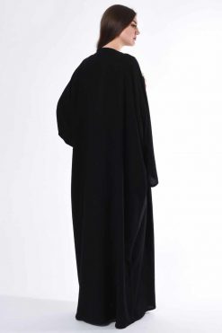 MOIS3057 4 Flower Abaya