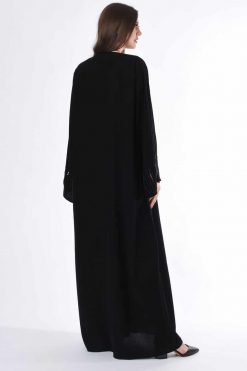 MOIS3054 4 Linen Abaya