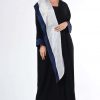 Contrast Panel Abaya