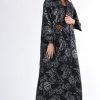 Black Jacquard Abaya