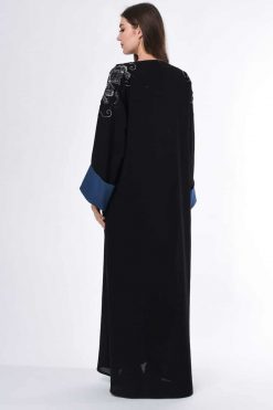 MOIS3047 4 Abaya With Sequins