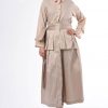 Biege Belt Abaya