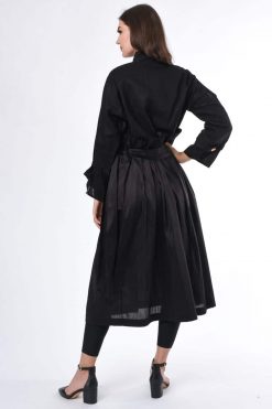 MOIS3039 4 Black Belt Abaya