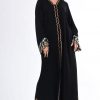 Flower Embroidered Abaya Dubai