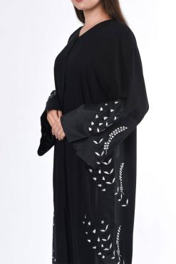 MOIS3026 3 Embroidery Abaya New Dubai