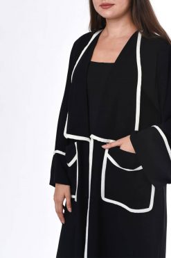 MOIS3025 3 Dubai Coat Abaya