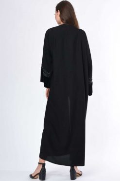 MOIS3019 4 Elegant Abaya Crepe