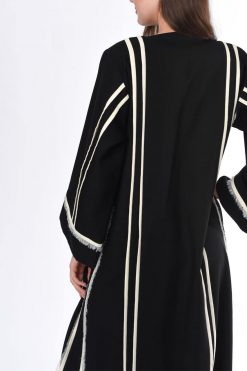 Tassel Fringe Abaya 6 MOIS3014 3 Tassel Fringe Abaya