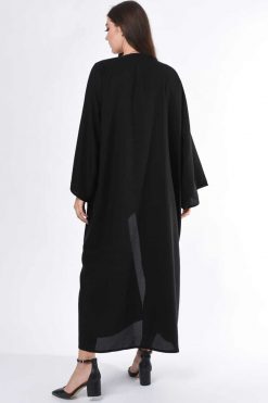 عباية لونين 7 MOIS3011 4 Two Color Abaya