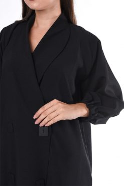 MOIS3008 3 Black Coat Style Abaya Dubai