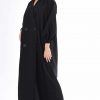 Black Coat Style Abaya Dubai