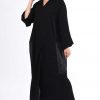 Embroidery Black Abaya Dubai