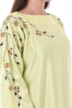 Yellow Kaftan Ladies 6 MOIS3150 3 Yellow Kaftan Ladies