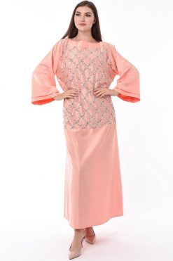 Peach Color Kaftan