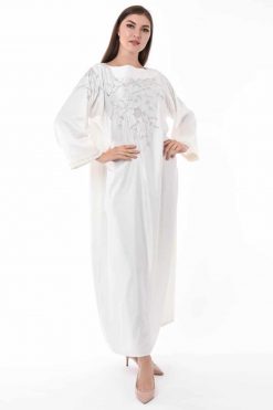 White Kaftan Abaya