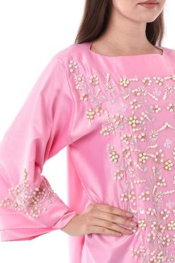 MOIS3143 3 Pink Kaftan