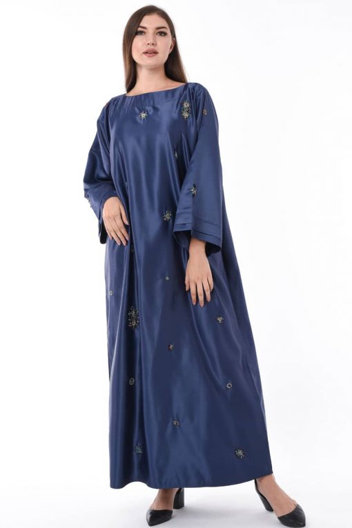 Navy Kaftan Jalabiya