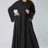 Bell Sleeves Flared Abaya