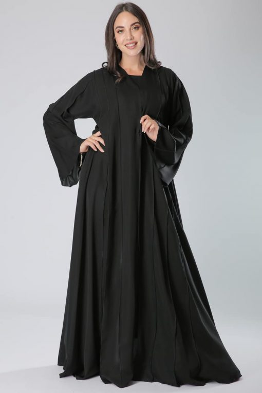 Bell Sleeves Flared Abaya