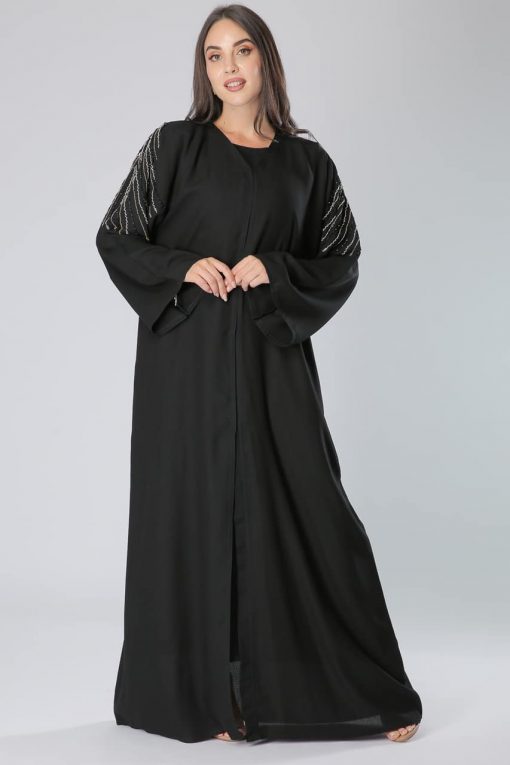 Black Embroidered Abaya Dubai