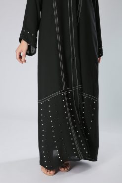 Moistreet Abaya Black 7 MOIHA40093 4 Moistreet Abaya Black