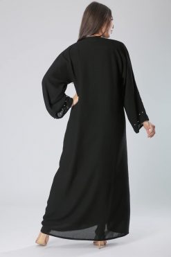 Moistreet Abaya Black 6 MOIHA40093 3 Moistreet Abaya Black