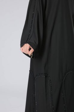 MOIKM40090 4 Wavey Lace Abaya Online