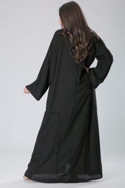 MOIKM40090 3 Wavey Lace Abaya Online