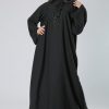 Mandarin Collar Beads Abaya
