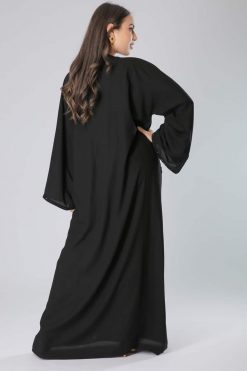 MOIAL40070 2 Sequins Patch Abaya
