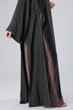 MOIAL40067 3 Multi-Cut Moistreet Abaya