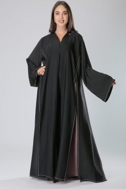 MOIAL40067 4 Multi-Cut Moistreet Abaya