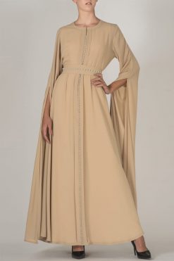 TFD KF 10015 3 Purple Kaftan Dubai -Toga