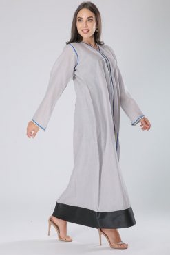 MOIAM40064 4 Floral Embroidery Abaya Dress