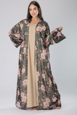 Floral Print Abaya