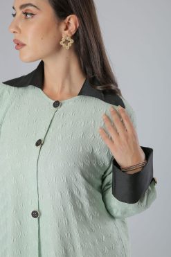 Mint Green Abaya 7 MOIAM40062 4 Mint Green Abaya