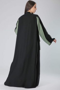 MOIAM40060 3 Olive Layer Abaya Dubai
