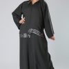 Shimmer Rings Abaya