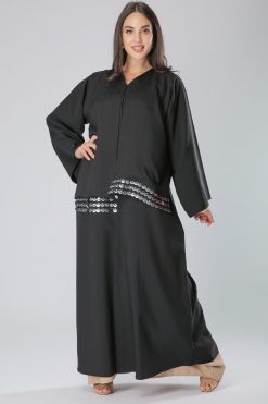 Shimmer Rings Abaya