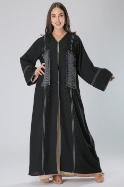 Lace Embroidered Abaya